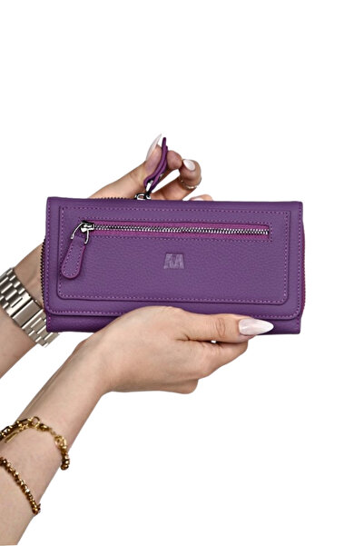 MFT Leather Design Жіночий гаманець із справжньої шкіри на блискавці | Kuvars...