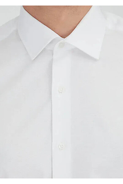 Ramsey White Regular Fit Woven Classic 100% Cotton Shirt