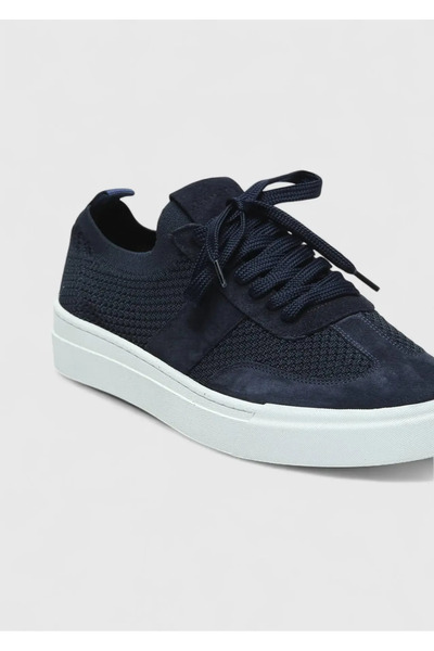 Ramsey Αθλητικά παπούτσια σε μπλε ναυτικό σουέντ