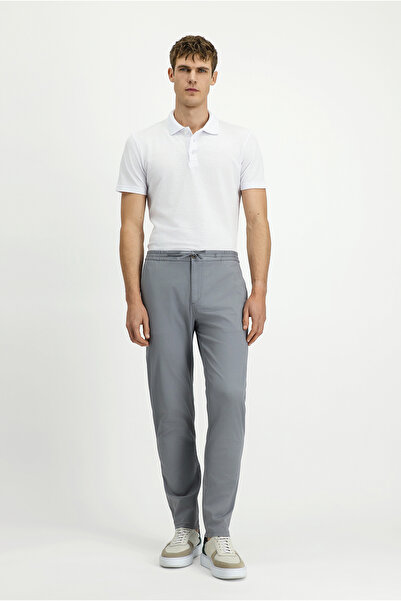 Kiğılı 7 Drop Slim Fit Slim Fit Stretch Fabric Drawstring Jogger Pants with Elastic Waist