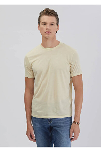 Ramsey Stone Plain Crew Neck T-Shirt
