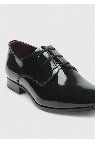 Ramsey Black Patent Leather Classic Tuxedo Shoes