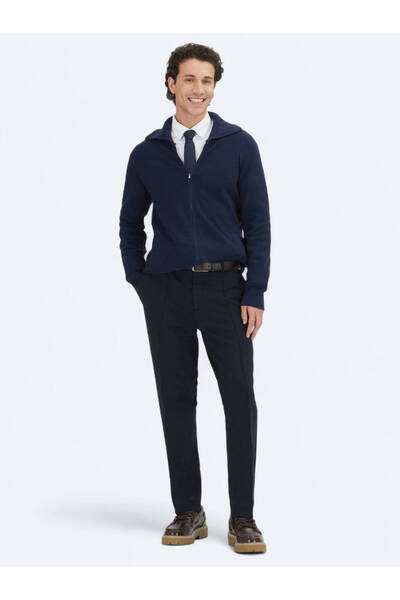 Kip Navy Blue Cardigan