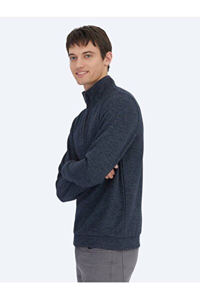 Kip Μπλουζάκι με ριγέ γιακά σε μπλε ναυτικό χρώμα