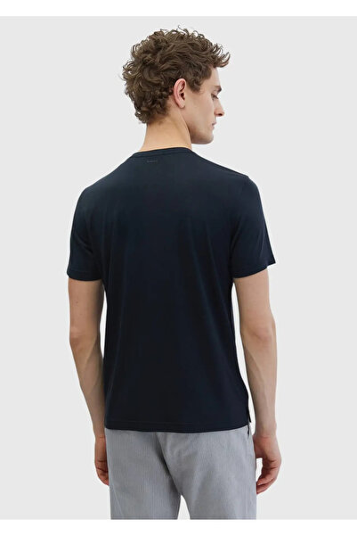 Ramsey Μαύρο μπλουζάκι με λαιμόκοψη