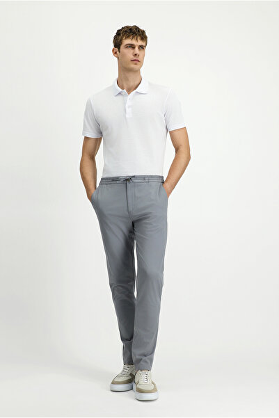 Kiğılı 7 Drop Slim Fit Slim Fit Stretch Fabric Drawstring Jogger Pants with Elastic Waist