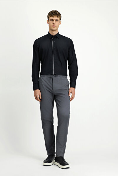 Kiğılı 7 Drop Slim Fit Slim Fit Stretch Fabric Drawstring Jogger Pants with Elastic Waist