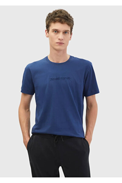 Ramsey Μπλουζάκι Saks Printed Crew Neck 100% βαμβακερό