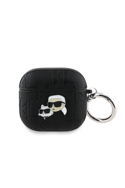 Karl Lagerfeld Apple AirPods 4 Case Original Licensed Monogram Silicone Cover