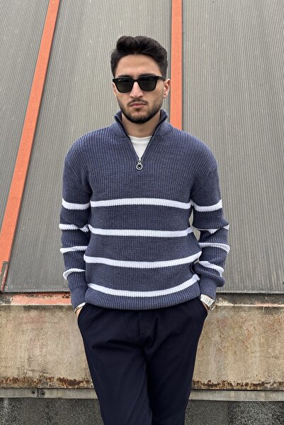 inpool Pružni uzorak, poluzatvarač, stojeći ovratnik, pletivo, uzorak po uzor...