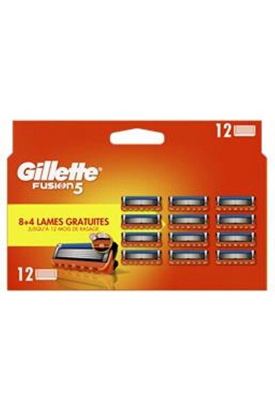 Gillette Σετ 12 ανταλλακτικών λεπίδων Fusion 5
