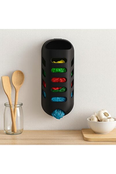 Saban Siyah Plastik Poşetlik Saklama ve Düzenleme Kutusu