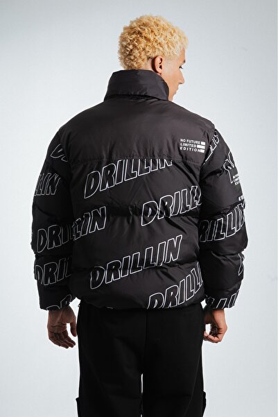 No Future Uk Drill Men's Puffer Coat Jacket Nf0505Sy