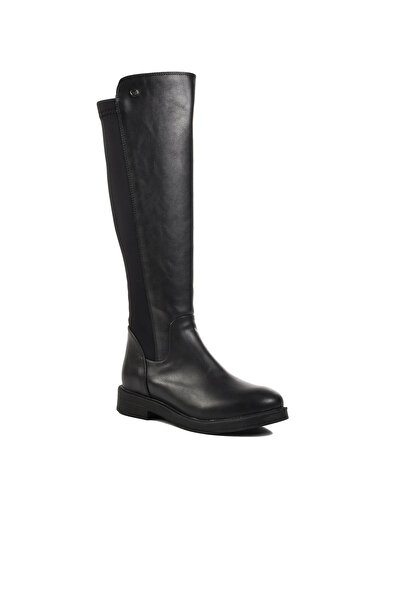 Pierre Cardin Black Skin Women's Boots