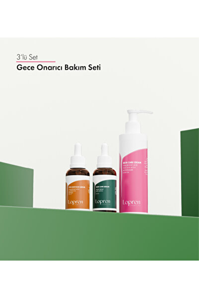 Lopren 3'lü Gece Onarıcı Bakım Seti