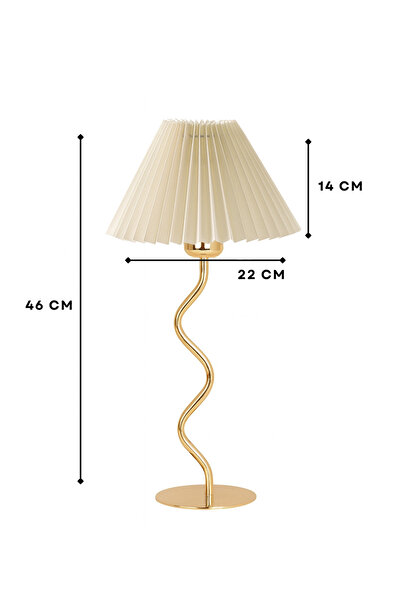 HOMİNG Olea Umbrella Gold Lux Large Size Lampshade 242362