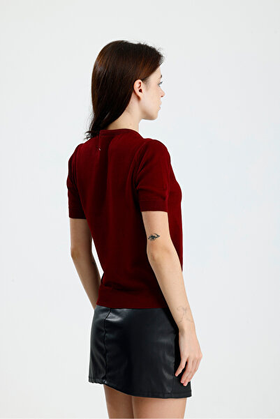 Figo Γυναικεία πλεκτά κοντά μανίκια