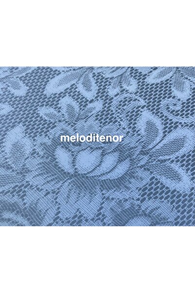 polset Lined Non-Slip Pearlescent Gauze Lace Embroidery Pattern Wipeable Pvc Round Oilcloth Tablecloth