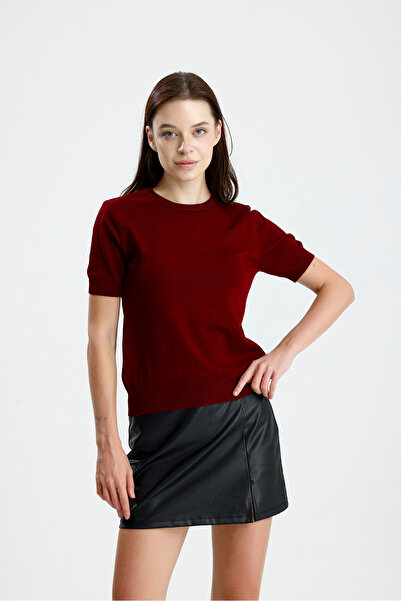 Figo Γυναικεία πλεκτά κοντά μανίκια