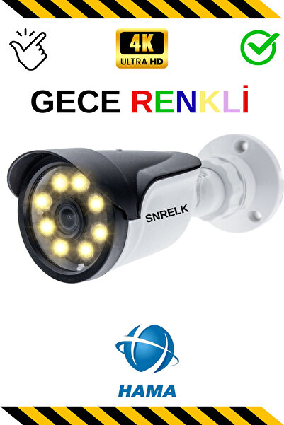 SNRELK sencrom HAMA 5536 GECE RENKLİ 1080P GÜVENLİK KAMERASI