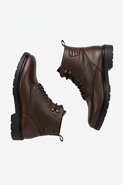 Riccon Pánské boty na zip0012562 hnědé