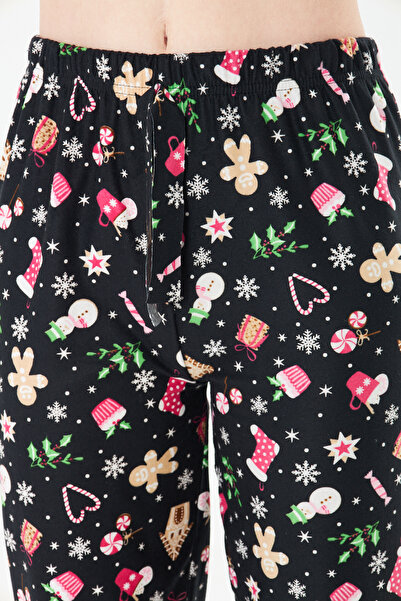 masso Black New Year Ayan Suede Sweatpants