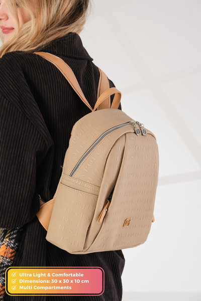 POLOGRAND London Original Just Polo Collection Luxury Comfort Model Multi-Compartment Stylish Backpack with Adjustable Strap