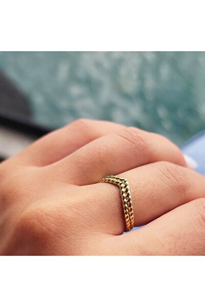 FasekGold 925 Ayar Gümüş Yüzük-Çavuş Çift Burgu Modern Yüzük-925 Ayar Hediye ...