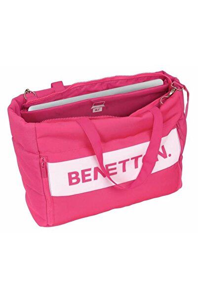 Benetton Bag with laptop pocket Fuchsia Pink 54 x 31 x 17 cm