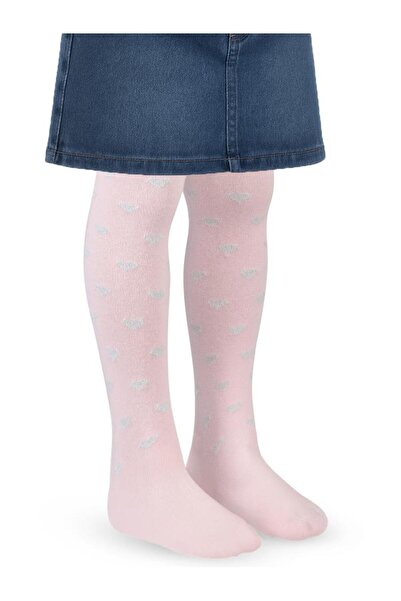 Civil Girls Блестящи чорапогащи с сърца за момичета на възраст 3-11 години - ...