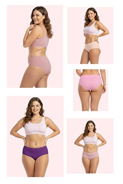 Newlilla 1007 Women's Mix 5-Piece Daily Bato Panties 1007-v8