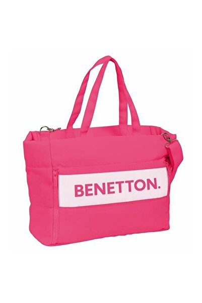 Benetton Bag with laptop pocket Fuchsia Pink 54 x 31 x 17 cm