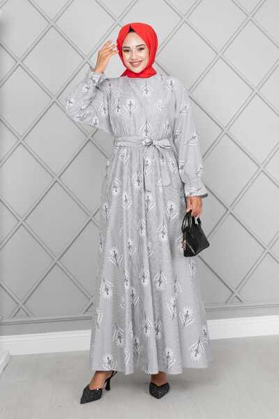 Zeyn Alexa Bat Sleeve Hijab Dress Black