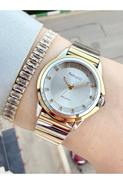 Ferrucci Kadın Kol Saati Ve Bileklik Hediye
