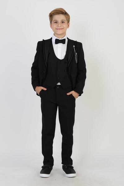 TONYTİNY Smokin Damatlık Erkek Çocuk Takım Elbise