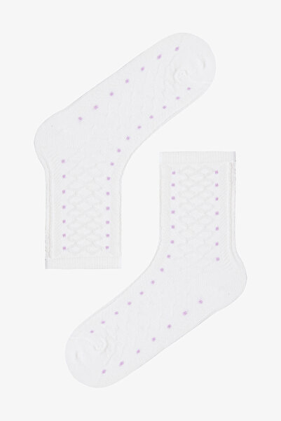 Penti Colorful Girl's Polka Dot Cotton 4-Piece Socks