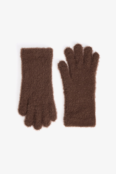 Penti Brown Carla Soft Textured Gloves