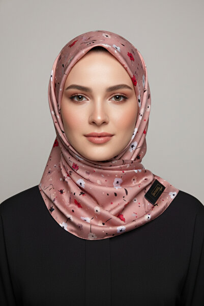 Bonjela Çiçek Desenli Pamuklu Şal 185x70