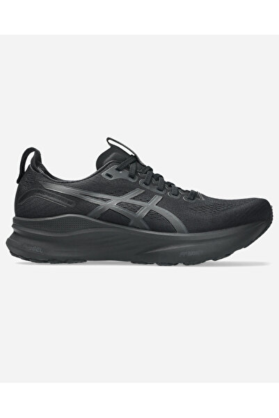 Asics حذاء الجري GEL-KAYANO 32 للرجال باللون الأسود/الفضي النقي 1011C052-001