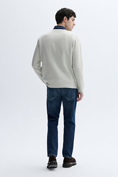 Mudo Embroidered Cycling Neck Sweatshirt