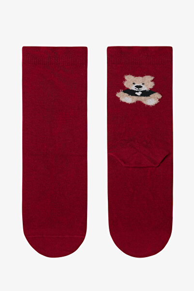 Penti 2 Pairs of Cotton Bear Patterned Socks