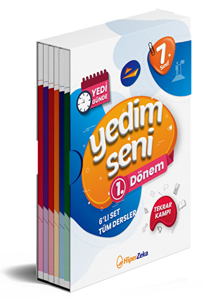 HiperZeka 2025 7. Sınıf Yedim Seni Birinci Dönem Soru Bankası | 6 Kitap Set