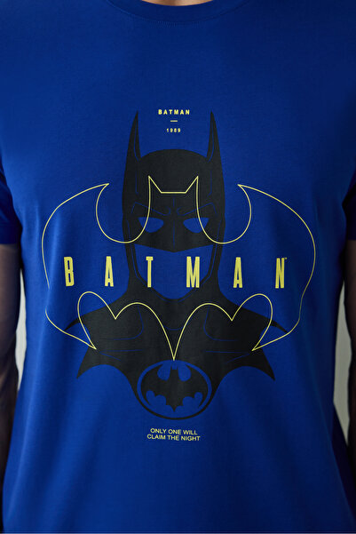 Penti Herren-Pyjama-Set mit Batman-Slogan