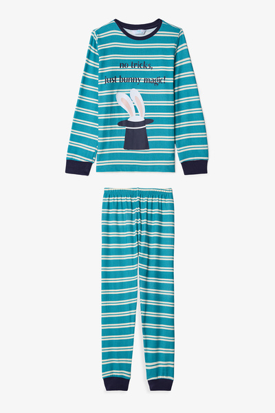 Penti Off-White Magic Striped Pyjama-Set für Jungen
