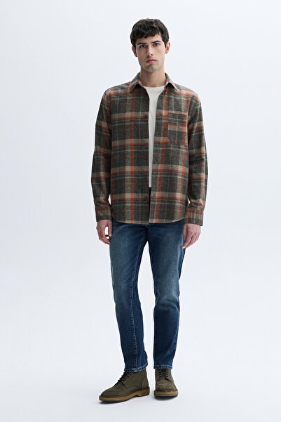 Mudo Plaid Regular Fit Long Sleeve Shirt