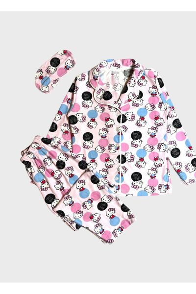 ALİŞ KİDS Set de pijamale de iarnă pentru fetiță, din bumbac, din piele intoa...