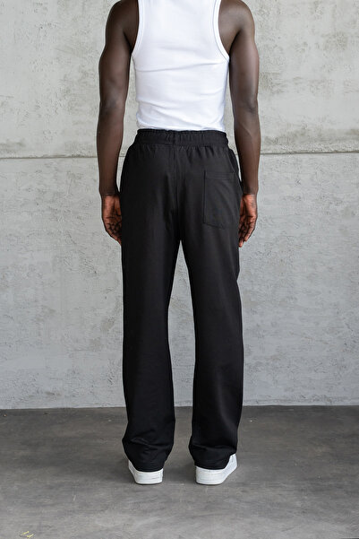 Machinist Ανδρικό Basic oversized φαρδύ παντελόνι μαύρο