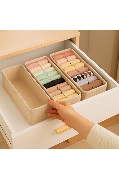 aydev home collection 2 ADET Çekmece ve Dolap içi Düzenleyici, Raf Düzenleyic...