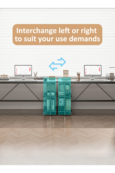 Bangiga 130cm Study Desk/Gaming Desk,Simple Computer Desk,Office Table with Storage