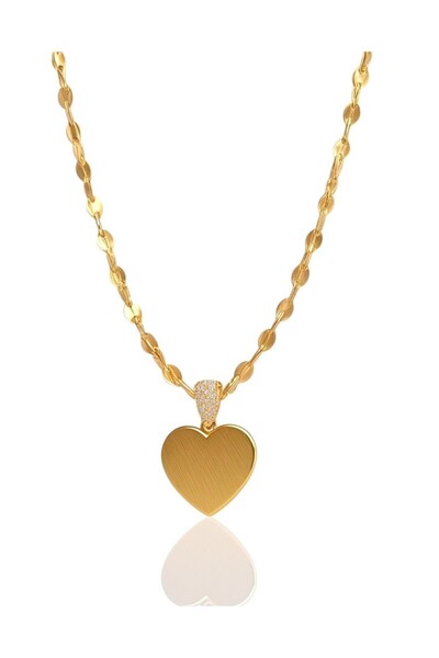 Hakan Güler Kuyumculuk 8 Ayar Altın Kalp Model Kolye Ucu